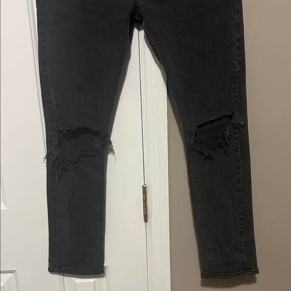 PacSun Men’s Black Distressed Skinny Jeans | 32x30 | Street Style 🖤 - Picture 4 of 9